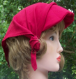 Cherry Red Bandana Hat